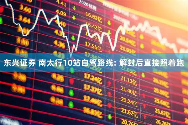 东兴证券 南太行10站自驾路线: 解封后直接照着跑